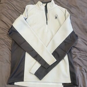 Spyder Gray Quarter-Zip Jacket